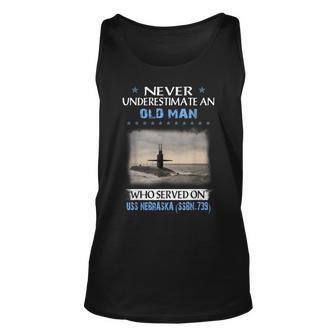 Uss Nebraska Ssbn-739 Submarine Veterans Day Father Day Unisex Tank Top - Seseable