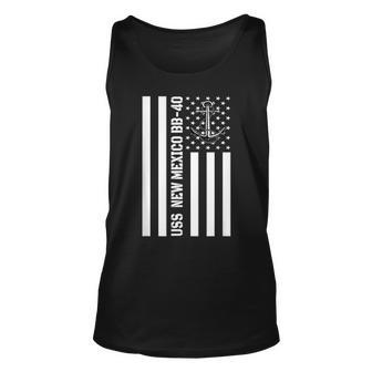 Uss New Mexico Bb-40 Battleship Warship Veterans Day Father Unisex Tank Top - Seseable