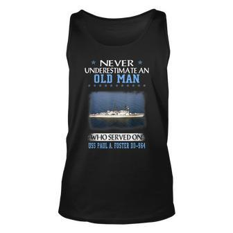Uss Paul A Foster Dd-964 Destroyer Class Father Day Unisex Tank Top - Seseable