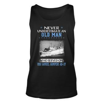 Uss Samuel Gompers Ad-37 Veterans Day Father Day Unisex Tank Top - Seseable