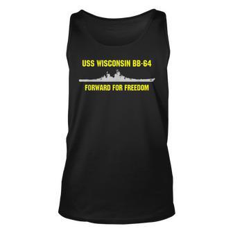 Uss Wisconsin Bb-64 Unisex Tank Top - Seseable