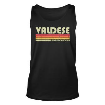 Valdese Nc North Carolina Funny City Home Roots Gift Retro Unisex Tank Top - Seseable