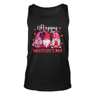 Valentine Gnome Love Valentines Day Gnomes Friends Squad Unisex Tank Top - Seseable