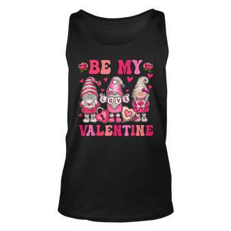 Valentines Day Gnome Be My Valentines Couple Gnome Heart Unisex Tank Top - Seseable