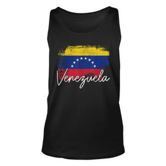 Venezuela Vintage Flag Venezuelan Pride Roots Unisex Tank Top | Mazezy