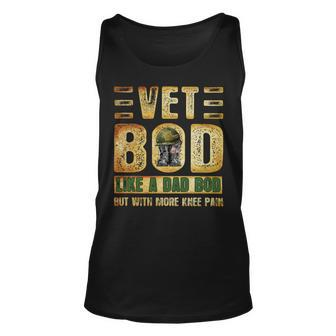 Vet Bod Like A Dad Bod But With More Knee Pain V2 Unisex Tank Top - Seseable