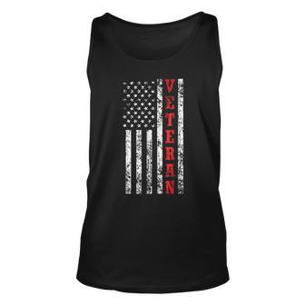 Veteran American Flag Shirt Veterans Day Patriot Gift Unisex Tank Top | Mazezy