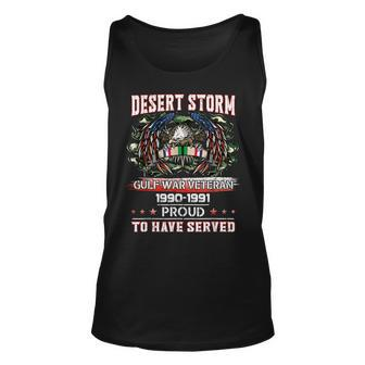Veteran Desert Storm T Veteran Proud For Fathers Day Unisex Tank Top - Seseable