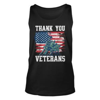 Veterans Day Gift Thank You Veterans Us Military Soldiers Unisex Tank Top - Seseable