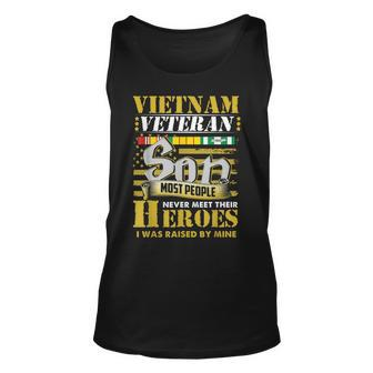 Vietnam Veterans Son | Vietnam Vet Unisex Tank Top - Seseable