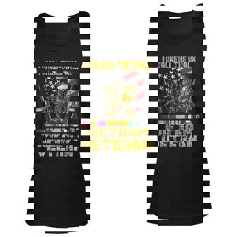 Vietnam War | Vietnam Veteran T Gift | Us Veterans Day Unisex Tank Top | Mazezy