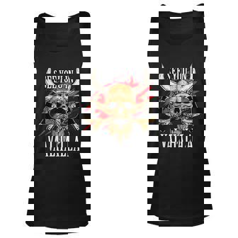 Viking Viking Saying Odin Nordmann See You In Valhalla Men Women Tank Top Graphic Print Unisex - Thegiftio
