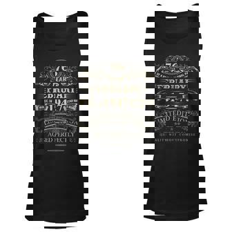 Vintage 1947 Geburtstags Unisex TankTop für Frauen und Männer, 76 Jahre Alt - Seseable