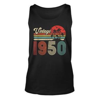 Vintage 1950 Unisex TankTop zum 73. Geburtstag für Frauen und Männer - Seseable