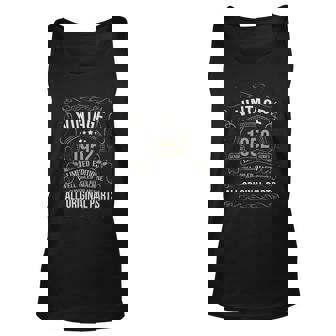 Vintage 1952 Birthday All Original Parts Men Women Tank Top Graphic Print Unisex - Thegiftio UK