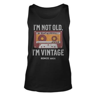 Vintage 1971 Unisex TankTop, Retro Geburtstagsdesign für Männer & Frauen - Seseable