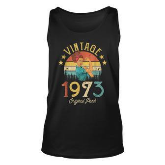 Vintage 1973 Made In 1973 50Th Birthday 50 Years Old Gift Unisex Tank Top - Seseable