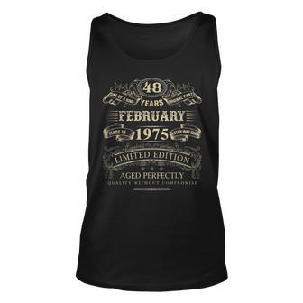 Vintage 1975 Outfit für 48-jährigen Geburtstag, Unisex TankTop für Frauen & Männer - Seseable