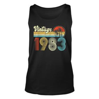 Vintage 1983 Made In 1983 40Th Birthday Gifts 40 Year Old Unisex Tank Top - Thegiftio UK