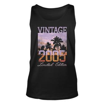Vintage 2005 Limited Edition 18Th Birthday 18 Year Old Tank Top | Mazezy