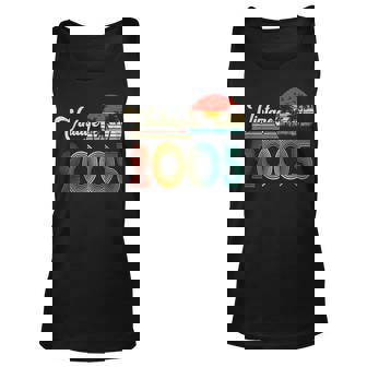 Vintage 2005 Made In 2005 18Th Birthday Gift 18 Year Old V2 Unisex Tank Top - Thegiftio