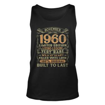 Vintage 59 Years Old November 1960 59Th Birthday Ideas Tank Top | Mazezy