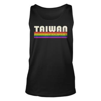 Vintage 80S Style Taiwan Gay Pride Month Unisex Tank Top - Seseable