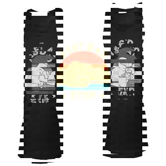 Vintage Best Dad Ever Fist Bump Fathers Day Daddy Tank Top | Mazezy