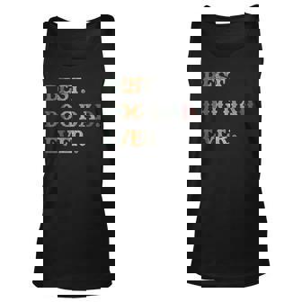 Vintage Best Dog Dad Ever Dogs Father Owner Fathers Day Tank Top | Mazezy