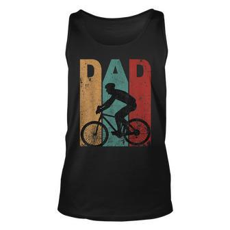 Vintage Bicycle Dad Cycling Grandpa Fathers Day 4Th Of July Unisex Tank Top - Seseable