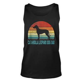 Vintage Catahoula Leopard Dog Dad - Dog Lover Unisex Tank Top - Seseable