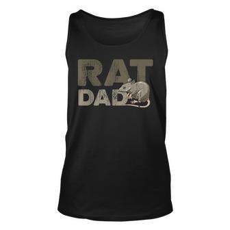 Vintage Distressed Rat Dad Unisex Tank Top | Seseable UK