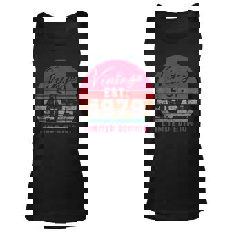 Vintage Est 1979 Limited Edition 43 Years Old 43Rd Birthday Unisex Tank Top - Seseable