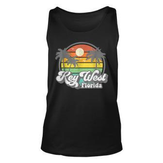 Vintage Key West Florida Keys Retro 70S Beach Vacation Unisex Tank Top | Mazezy