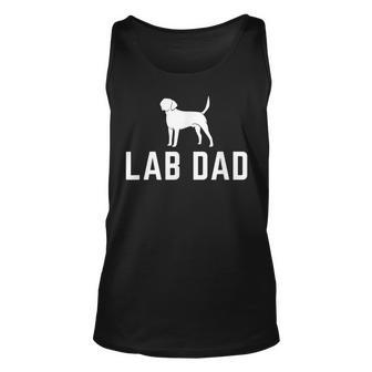 Vintage Lab Dad Funny Labrador Retriever Dog For Men Gift Unisex Tank Top - Seseable