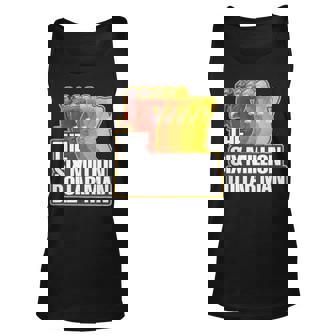 Vintage Photograp Six Million Dollar Man Unisex Tank Top | Mazezy