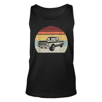 Vintage Retro Classic Muscle Truck Unisex Tank Top | Mazezy