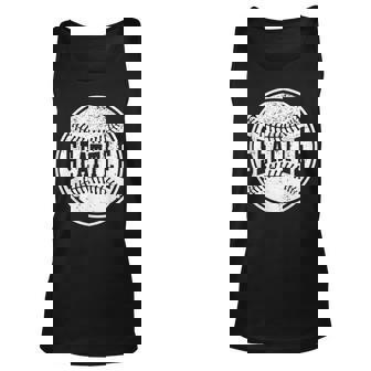 Vintage Seattle Cityscape Baseball Lover Player And Fans Unisex Tank Top - Seseable