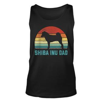 Vintage Shiba Inu Dad - Dog Lover Unisex Tank Top - Seseable