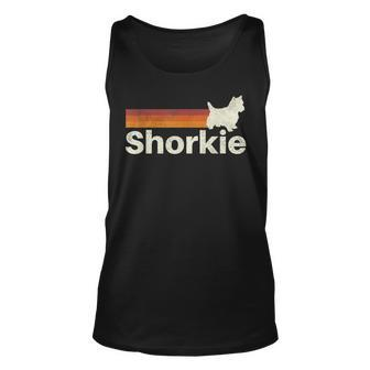 Vintage Shorkie Retro Mom Dad Dog Unisex Tank Top - Seseable