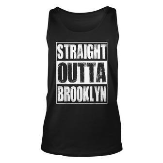 Vintage Straight Outta Brooklyn Gift Unisex Tank Top - Seseable
