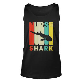 Vintage Style Nurse Shark Silhouette T-Shirt Men Women Tank Top Graphic Print Unisex - Thegiftio UK
