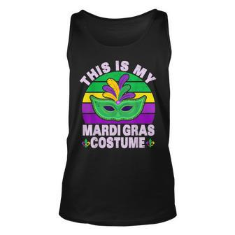 Vintage This Is My Mardi Gras Costume Mask Mardi Gras Unisex Tank Top - Seseable
