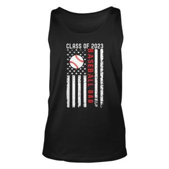 Vintage Us Flag Class Of 2023 Graduating Senior Baseball Dad Tank Top | Mazezy