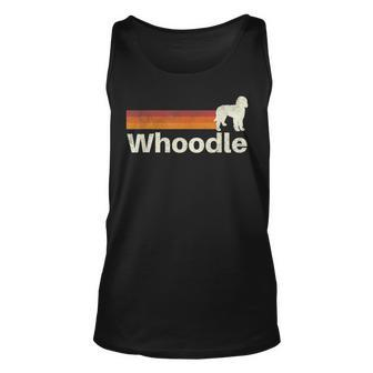 Vintage Whoodle Retro Mom Dad Dog Unisex Tank Top - Seseable