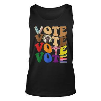 Vote Banned Books Reproductive Rights Blm Political Activis Tank Top | Mazezy
