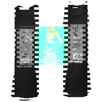 Waifu Material Japanese Text Aesthetic Vaporwave Anime Gift Unisex Tank Top | Seseable UK