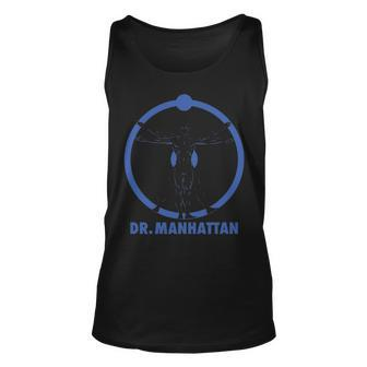 Watchmen Vintage Dr Manhattan Unisex Tank Top - Seseable