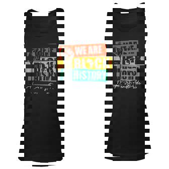We Are Black History Hope Strength Pride Raise Hand African Unisex Tank Top - Seseable