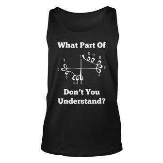 What Part Of Music Dont You Understand Classical Music Unisex Tank Top - Seseable